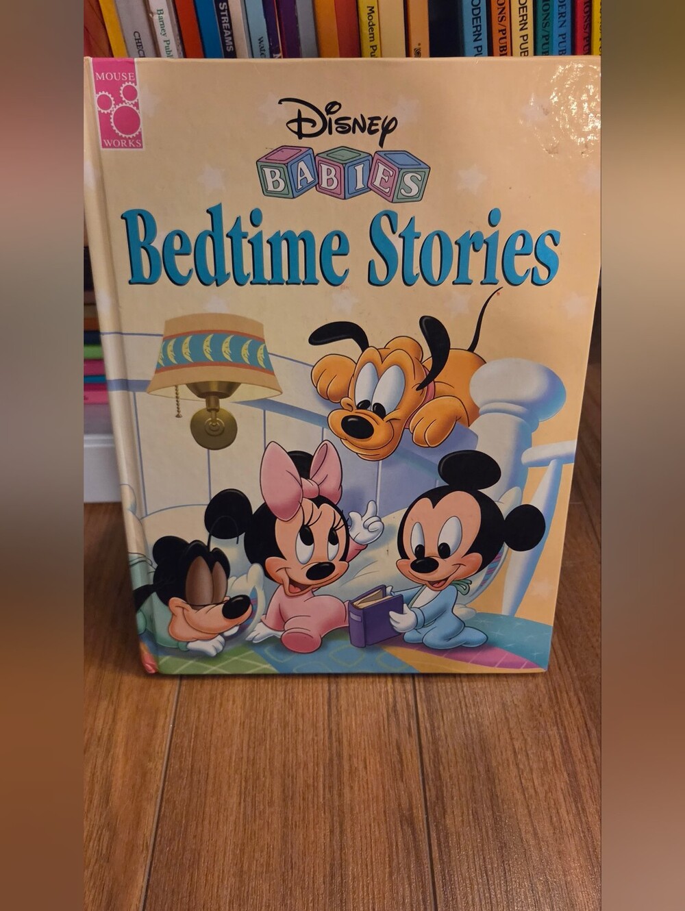 Disney Babies Bedtime Stories - Pastel Yellow Cover with Blue Title